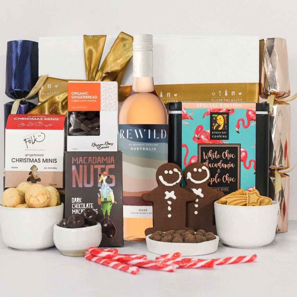 Rose Wine Gift Hampers Christmas Hampers Christmas Hampers Byron